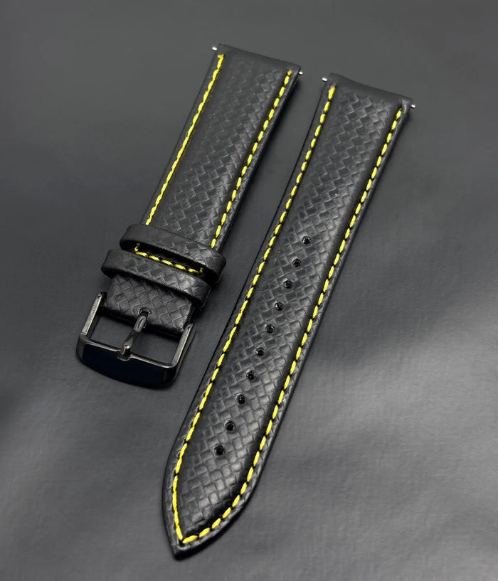 Carbon Fiber Band (Warning Yellow)