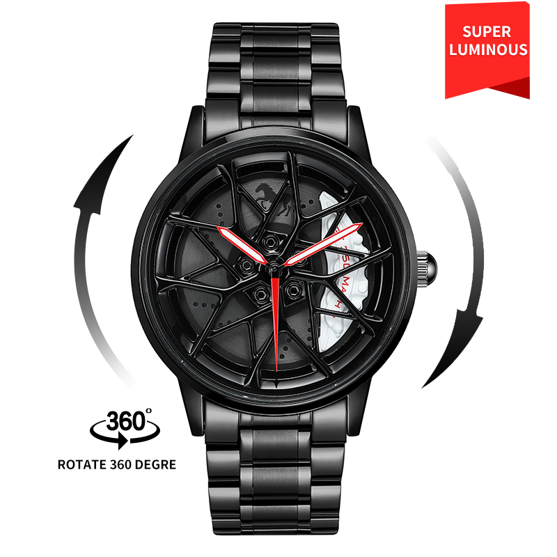 Mustang GT 350 High-End Clock (Rotating)