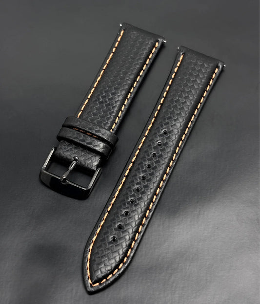 Armband aus Kohlefaser (Zündungsorange)