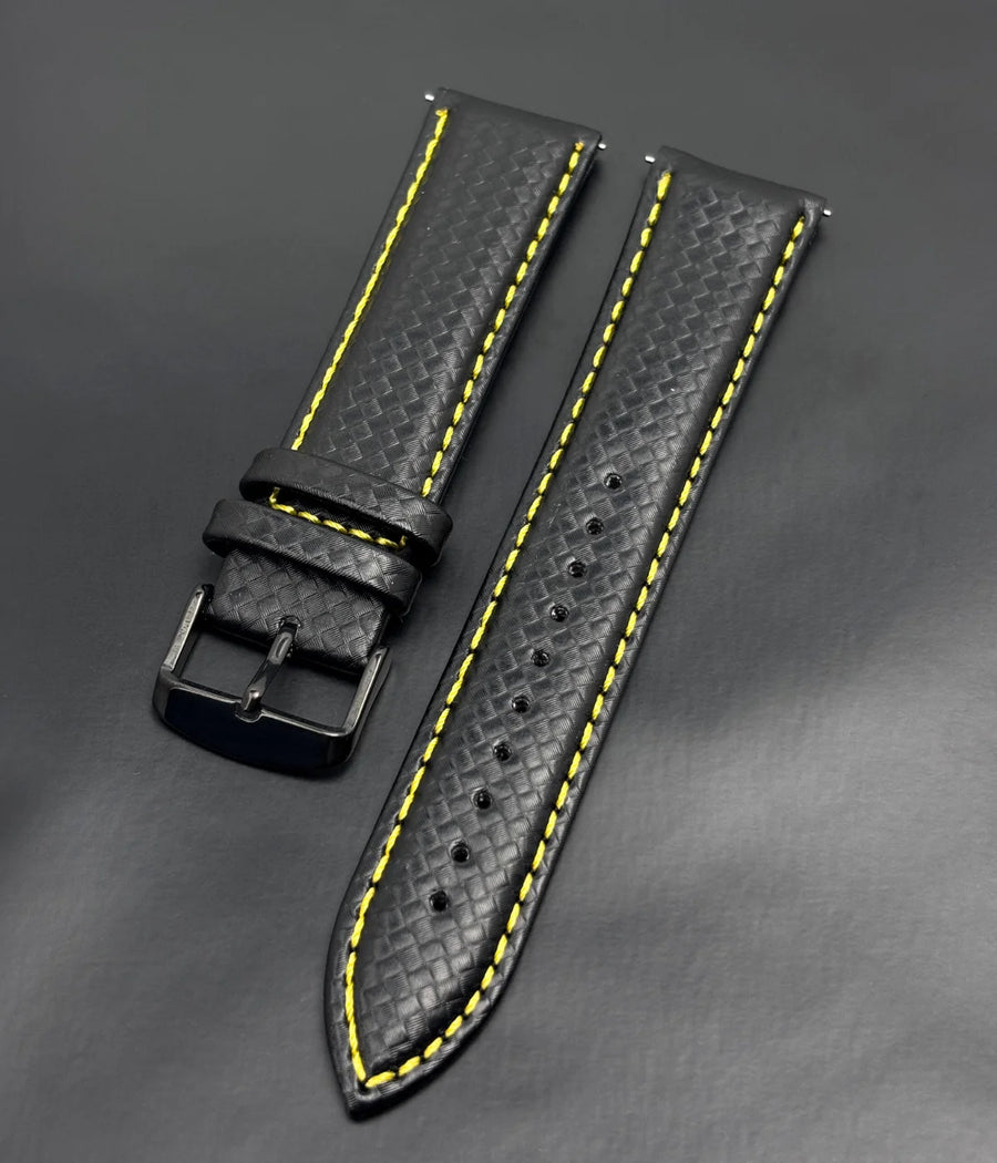 Carbon Fiber Band (Warning Yellow)